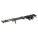 Semi Trailer (No Tractor) -- 48′ Container Chassis Only, HO, Herpa Models 5304