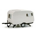 Qek Camping Trailer -- White, HO, Herpa Models 53099