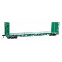 53′ GSC Bulkhead Flatcar - Ready to Run -- Penn Central 750145, HO, WalthersMainline 5936