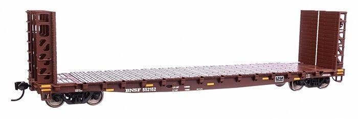 53′ GSC Bulkhead Flatcar - Ready to Run -- BNSF 552152, HO, WalthersMainline 5923