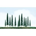 Pine Trees -- 4-6′ 10.2 - 15.2cm pkg(24), ALL, JTT Miniature Tree 92011