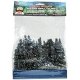 Spruce Trees -- 2 to 4′ 5.1 to 10.2cm pkg(36), N, JTT Miniature Tree 92026