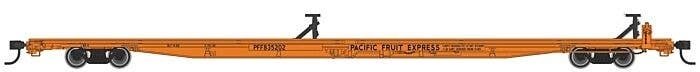 85′ General American G85 Flatcar - Ready to Run -- Pacific Fruit Express 835202, HO, WalthersMainline 5523