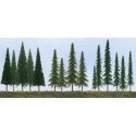 Evergreen Tree Bulk Pack -- 2-1/2 to 6′ 6.4 to 15.2cm pkg(45), ALL, JTT Miniature Tree 92117