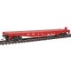 Flatcar - Ready to Run -- Atchison, Topeka & Santa Fe 88985 (red, white), HO, WalthersTrainline 1605