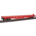 Flatcar - Ready to Run -- Atchison, Topeka & Santa Fe 88985 (red, white), HO, WalthersTrainline 1605