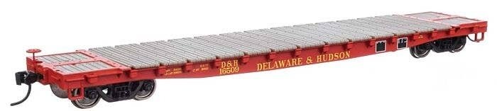 53′ GSC Flatcar - Ready to Run -- Delaware & Hudson 16509, HO, WalthersMainline 6612