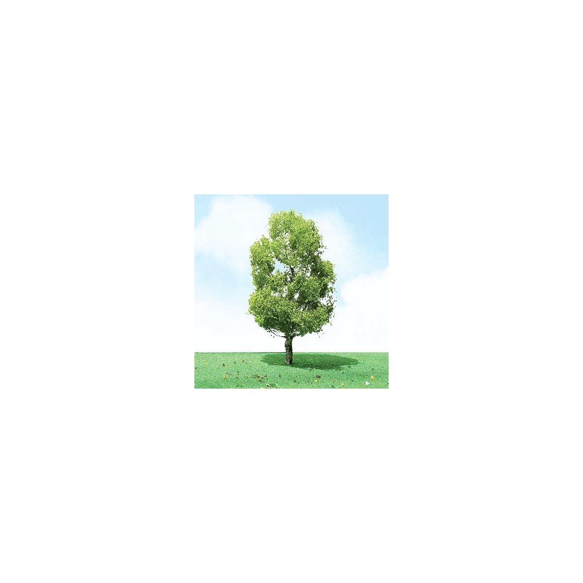 Pro-Elite Series Tree -- Birch 3-1/2 to 4′ 8.9 to 10.2cm Tall pkg(2), HO, JTT Miniature Tree 92309