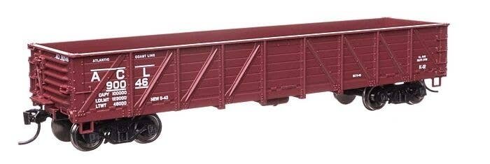 40′ 50-Ton Drop Bottom Gondola - Ready to Run -- Atlantic Coast Line 90046, HO, WalthersMainline 56103