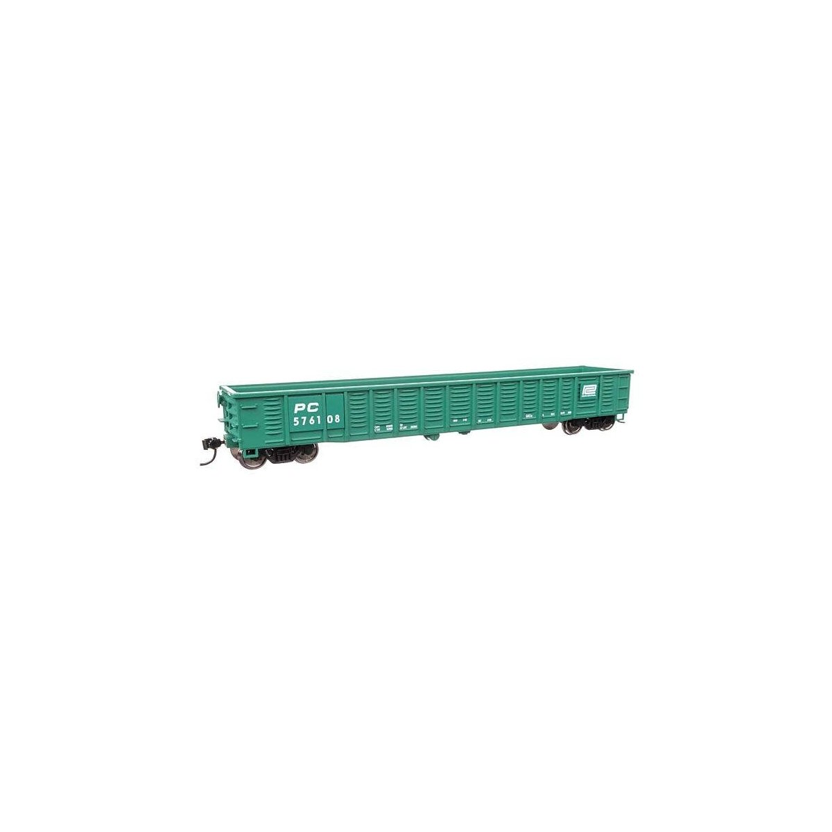 53′ Corrugated-Side Gondola - Ready To Run -- Penn Central 576108, HO, WalthersMainline 6088