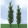 Poplar Trees - Pro Elite -- 7 - 8′ 17.8 - 20.3cm pkg(2), O, JTT Miniature Tree 92418