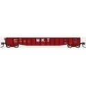 52`6` 15-Panel Mill Gondola - Lightly Dented Sides - Ready to Run -- Missouri-Kansas-Texas 12227 (r, N, Bluford Shops 52140