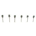 Palm Trees - Professional Series -- 1-1/2′ 3.8cm pkg(6), Z, JTT Miniature Tree 94235
