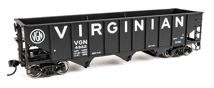 70-Ton AAR 3-Bay Open Hopper - Ready to Run -- Virginian 4842, HO, WalthersMainline 56732