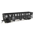 70-Ton AAR 3-Bay Open Hopper - Ready to Run -- Virginian 4737, HO, WalthersMainline 56731