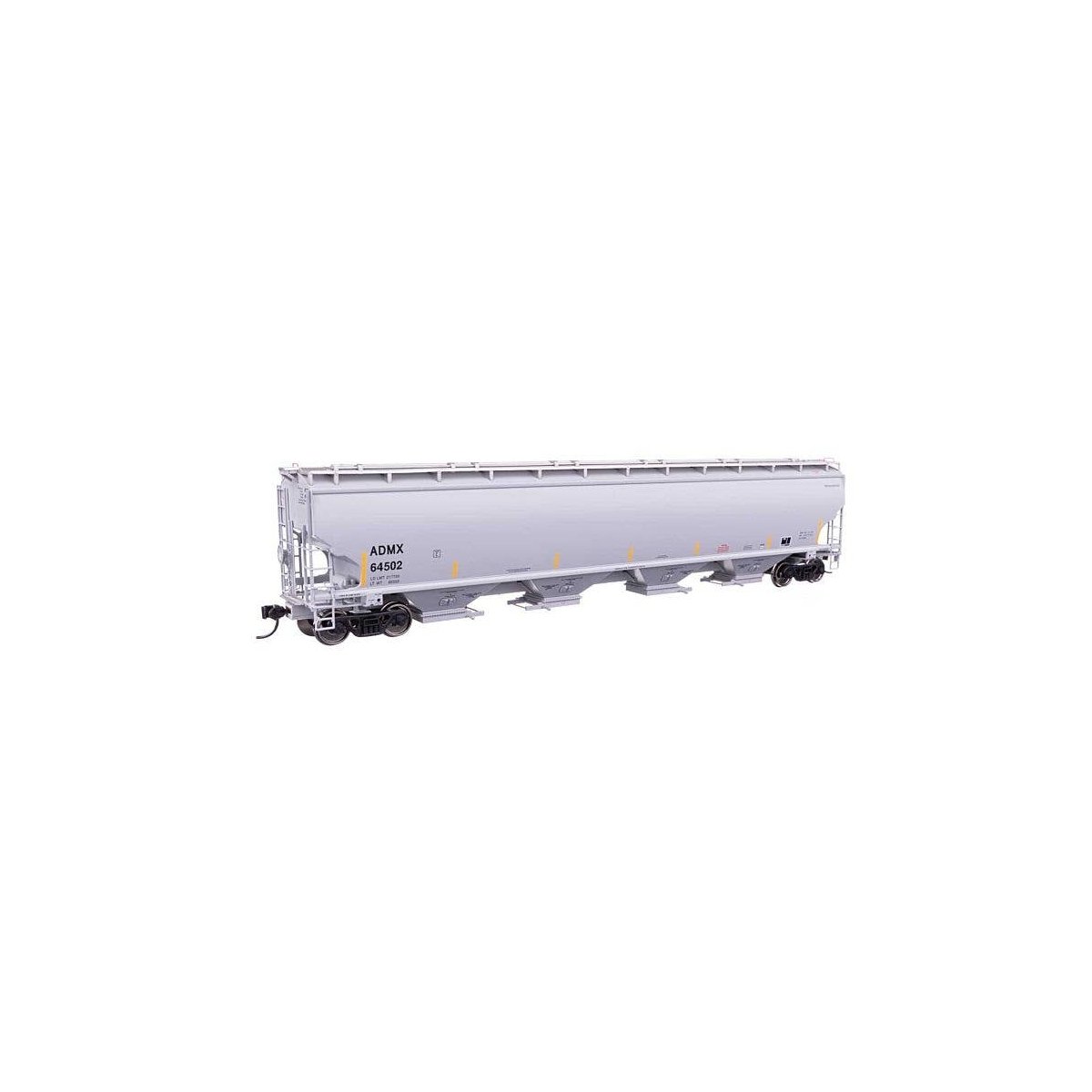 67′ Trinity 6351 4-Bay Covered Hopper - Ready to Run -- Archer-Daniels-Midland 64502, HO, WalthersProto 110302