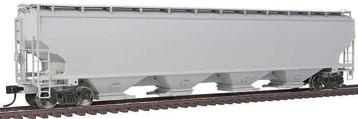 67′ Trinity 6351 4-Bay Covered Hopper - Ready to Run -- Undecorated, HO, WalthersProto 105800