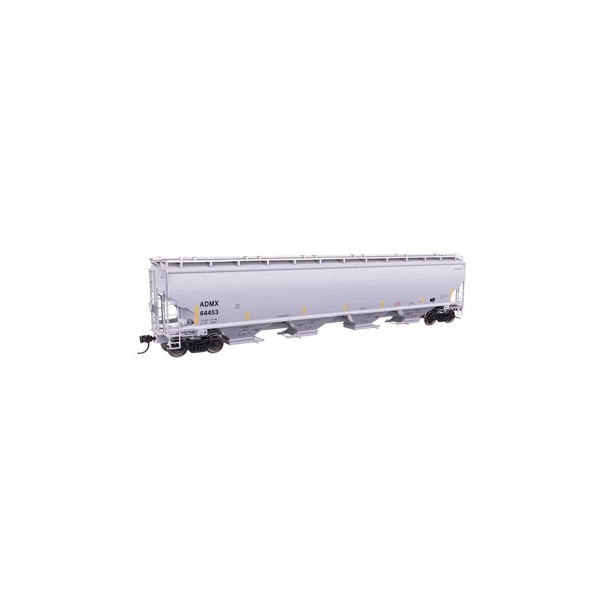 67′ Trinity 6351 4-Bay Covered Hopper - Ready to Run -- Archer-Daniels-Midland 64453, HO, WalthersProto 110301