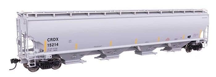 67′ Trinity 6351 4-Bay Covered Hopper - Ready to Run -- Chicago Freight Car Leasing Co CRDX 15214, HO, WalthersProto 110318