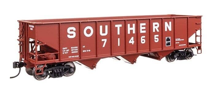 70-Ton AAR 3-Bay Open Hopper - Ready to Run -- Southern 71465, HO, WalthersMainline 56753
