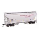 39′ Trinity 3281 2-Bay Covered Hopper - Ready-to-Run -- Winchester & Western 9595, HO, WalthersMainline 49331
