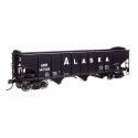 70-Ton AAR 3-Bay Open Hopper - Ready to Run -- Alaska 14705, HO, WalthersMainline 56733