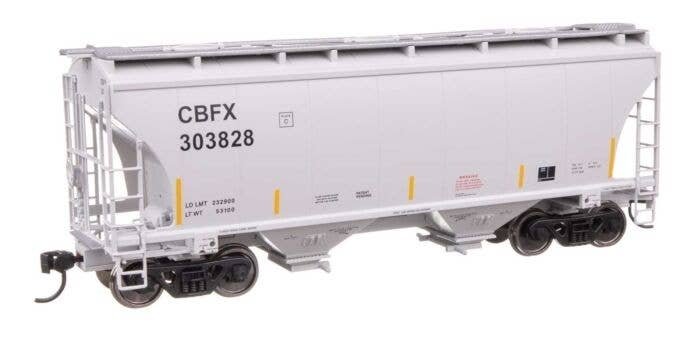 39′ Trinity 3281 2-Bay Covered Hopper - Ready-to-Run -- CBFX 303828, HO, WalthersMainline 49306