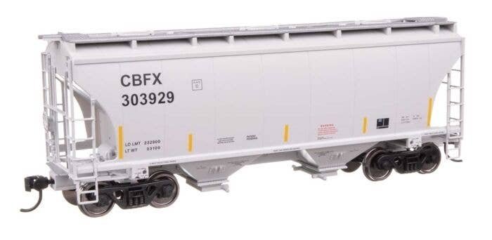 39′ Trinity 3281 2-Bay Covered Hopper - Ready-to-Run -- CBFX 303929, HO, WalthersMainline 49308
