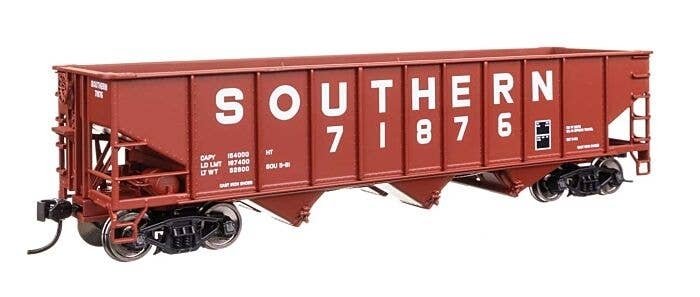 70-Ton AAR 3-Bay Open Hopper - Ready to Run -- Southern 71876, HO, WalthersMainline 56756
