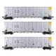 50′ RD-4 Hopper 3-Pack - Ready to Run -- American Electrical Power Service Corp. AEPX 20420, 20, HO, WalthersMainline 56867