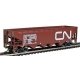 Offset Hopper - Ready to Run -- Canadian National (brown, white Large Logo), HO, WalthersTrainline 1424