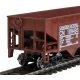 Offset Hopper - Ready to Run -- Canadian National (brown, white Large Logo), HO, WalthersTrainline 1424