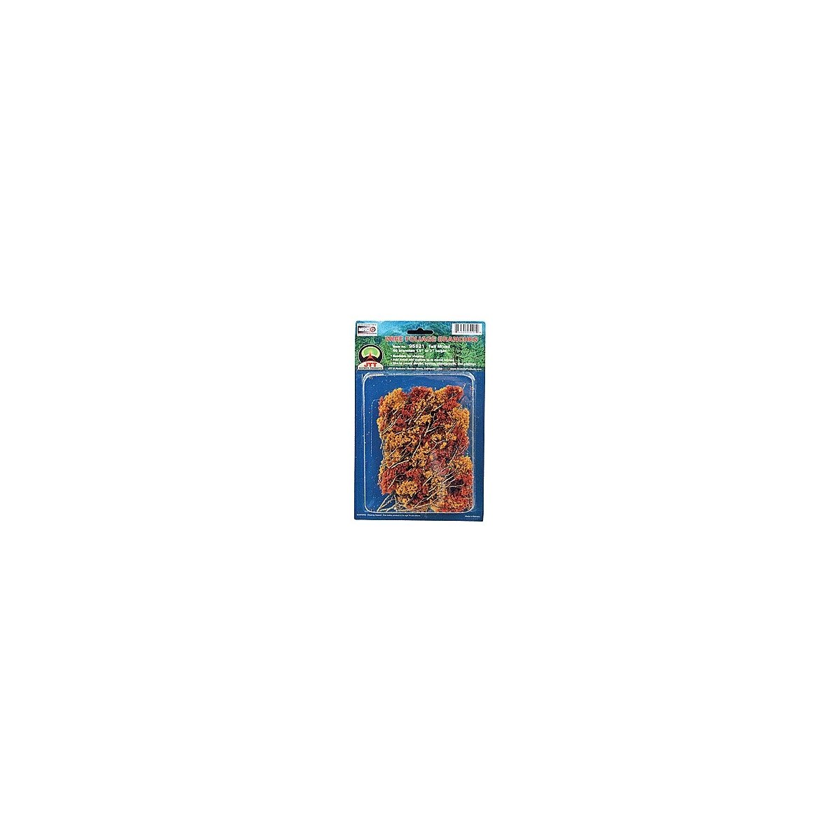 Foliage Branches - 1-1/2 to 3′ 3.8 to 7.6cm pkg(60) -- Mixed Fall, ALL, JTT Miniature Tree 95521