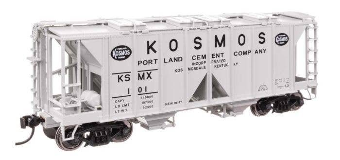 ACF 1958 Cu Ft Covered Hopper - Ready to Run -- Kosmos Cement KSMX 101, HO, WalthersMainline 49720