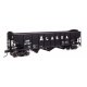 70-Ton AAR 3-Bay Open Hopper - Ready to Run -- Alaska 14737, HO, WalthersMainline 56735