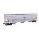 60′ NSC 5150 3-Bay Covered Hopper - Ready to Run -- Archer-Daniels-Midland 52235, HO, WalthersMainline 7737