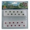 Cabbage & Lettuce -- 1/4′ .6cm Tall pkg(20), HO, JTT Miniature Tree 95527