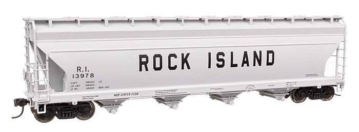 ACF 5250 4-Bay Centerflow Covered Hopper - Ready to Run -- Rock Island 13978, HO, WalthersMainline 49214