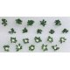 Broccoli & Cauliflower -- 3/8′ 1cm Tall pkg(20), HO, JTT Miniature Tree 95529