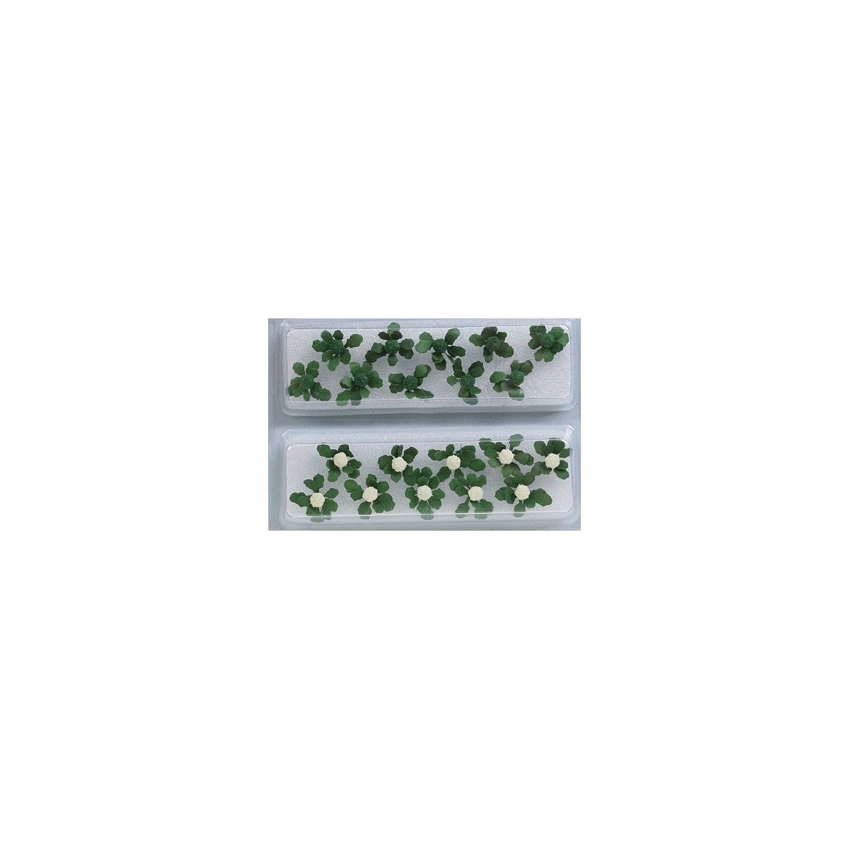 Broccoli & Cauliflower -- 5/8′ 1.6cm Tall pkg(20), O, JTT Miniature Tree 95530