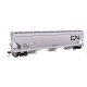 60′ NSC 5150 3-Bay Covered Hopper - Ready to Run -- Canadian National 386555, HO, WalthersMainline 7744