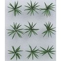 Ferns -- 1′ 2.5cm Wide pkg(9), O, JTT Miniature Tree 95534