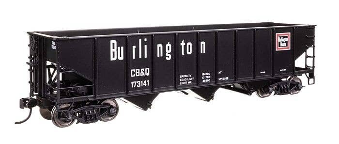 70-Ton AAR 3-Bay Open Hopper - Ready to Run -- Chicago, Burlington & Quincy 173141, HO, WalthersMainline 56744