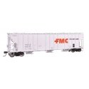55′ Evans 4780 Covered Hopper - Ready To Run -- FMC USLX 20252, HO, WalthersProto 106188
