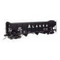 70-Ton AAR 3-Bay Open Hopper - Ready to Run -- Alaska 14720, HO, WalthersMainline 56734