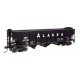 70-Ton AAR 3-Bay Open Hopper - Ready to Run -- Alaska 14720, HO, WalthersMainline 56734