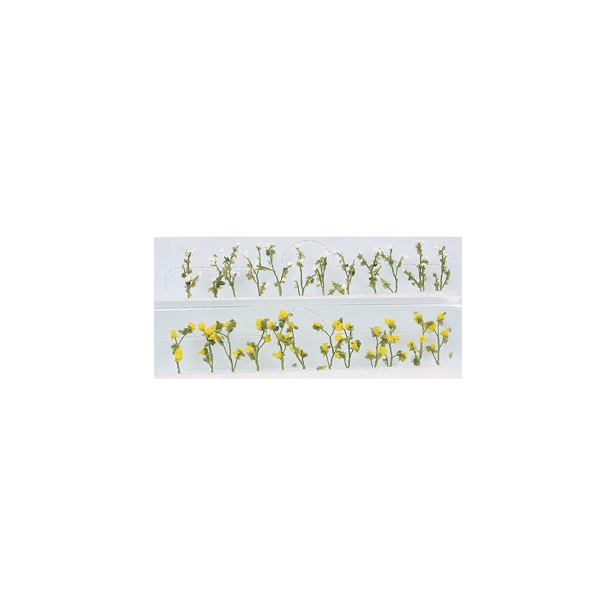 Daisies -- 7/8′ 2.2cm Tall pkg(24), O, JTT Miniature Tree 95544