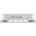 Trinity PD5000 Covered Hopper - Ready to Run -- Grace Davison NAHX 550171 (gray, blac, N, Atlas Model Railroad Co. 50005679