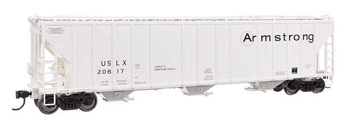 55′ Evans 4780 Covered Hopper - Ready To Run -- Armstrong USLX 20817, HO, WalthersProto 106177