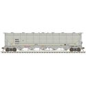 Trinity 5660 PD Covered Hopper - Ready to Run -- GE Rail Services NAHX 60762 (gray, b, N, Atlas Model Railroad Co. 50006849